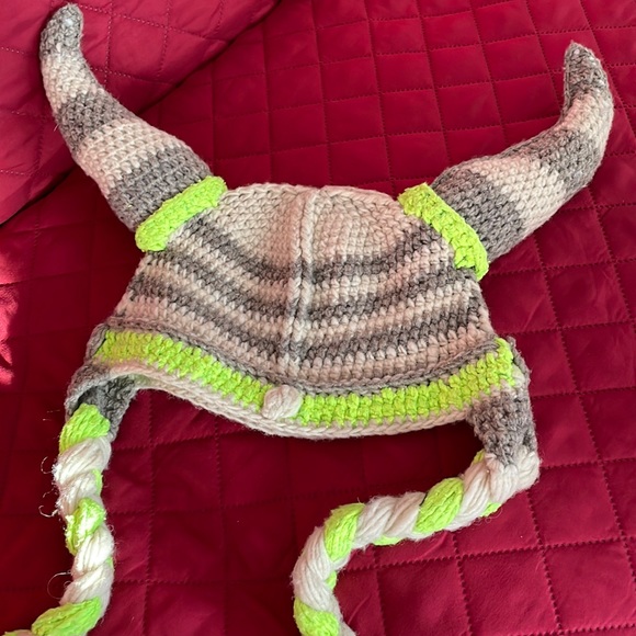 Accessories - Handmade Knitted Viking Hat